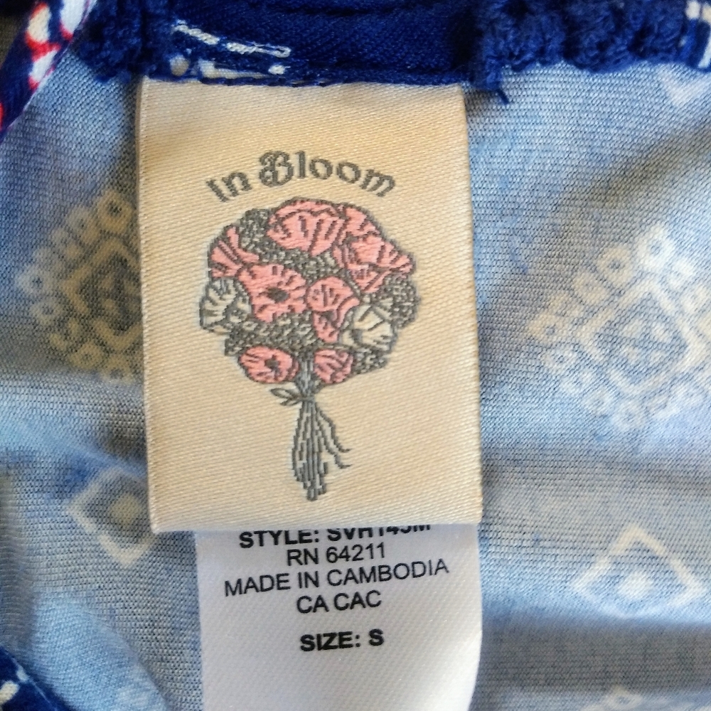 Nordstrom In Bloom Red/White/Blue Racer Back Tank - Picture 7 of 8